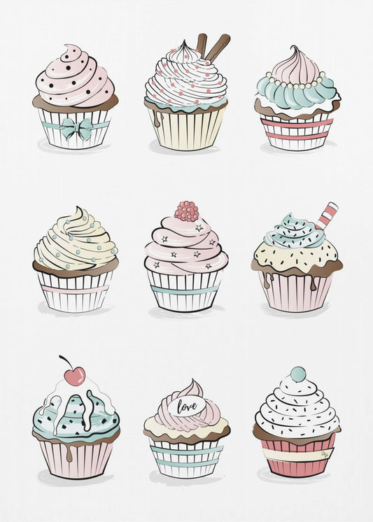 Söt muffinsblandning | Poster