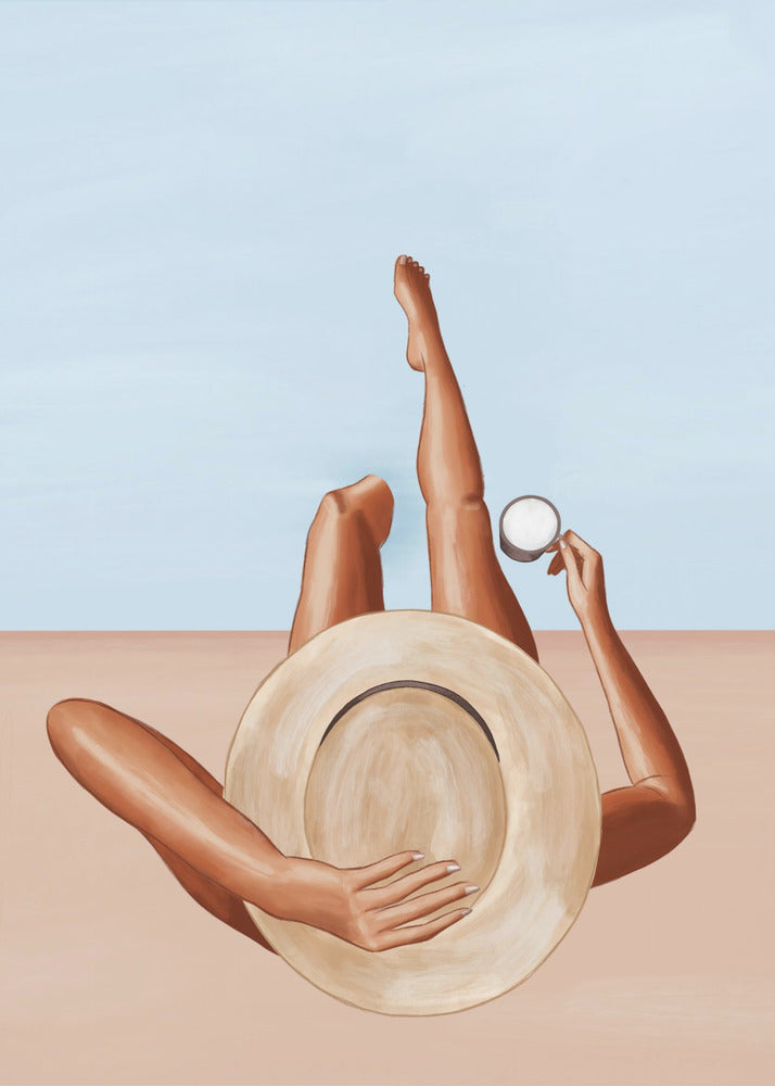 Poolside Girl | Canvas
