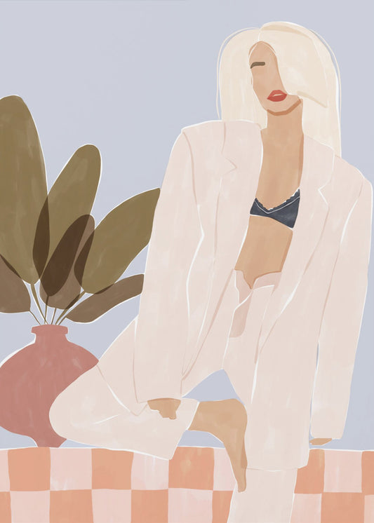 För lat för yoga | Canvas