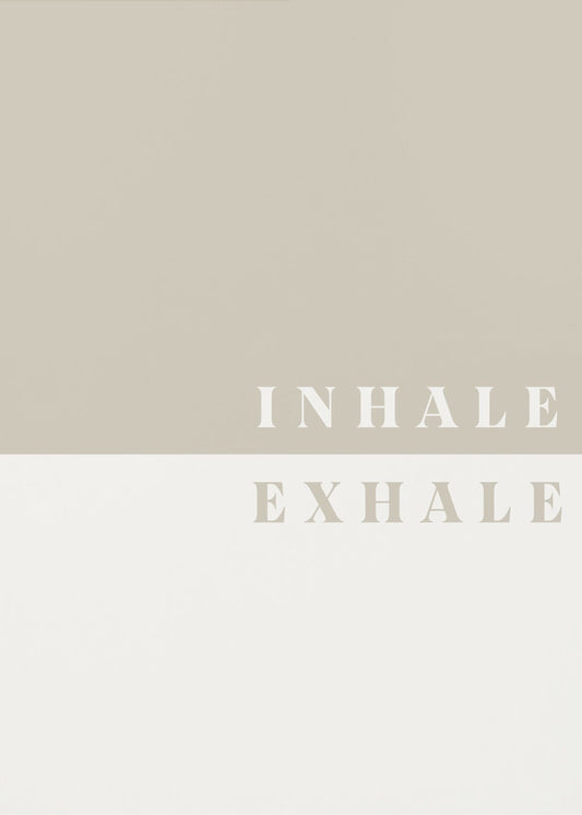 Inhala, exhala | Impresiones en Lienzo