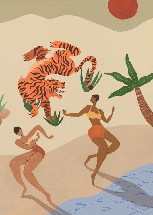 Dansande tiger | Poster