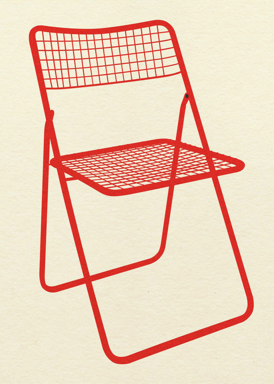 Ted Net Chair Red | Canvas