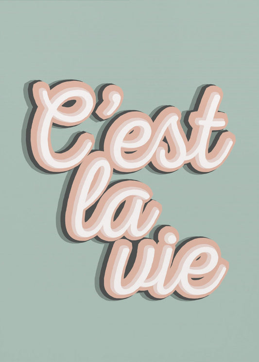 C'est La Vie | Canvas