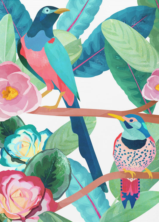 Birds of Spring | Canvas