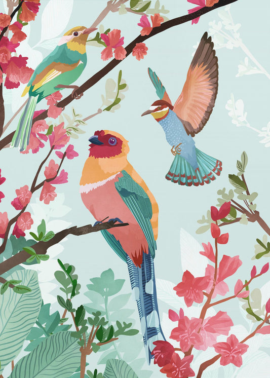 Birds of Summer | Canvas