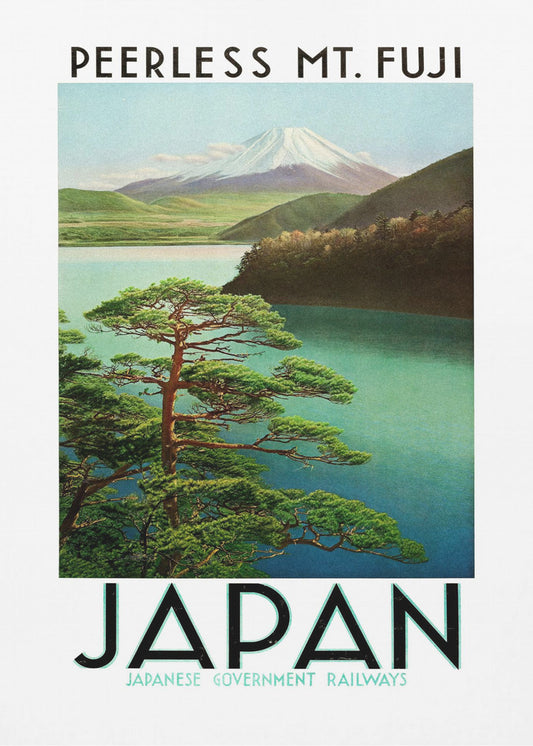 Reseaffisch från 1930-talet, japanska järnvägar | Canvas