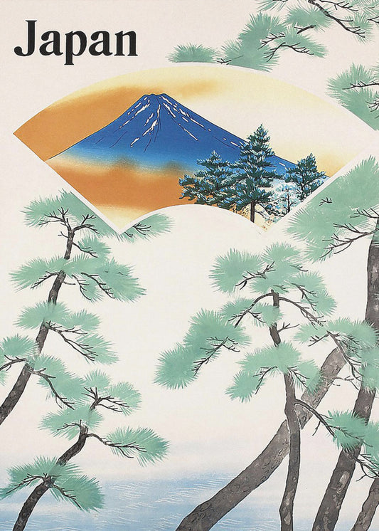 1930s Japanese Government Railways Travel Poster | Canvas