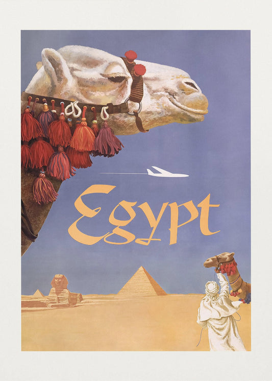 Egypten. Fly Twa (1960) Vintage Poster Av David Klein | Canvas
