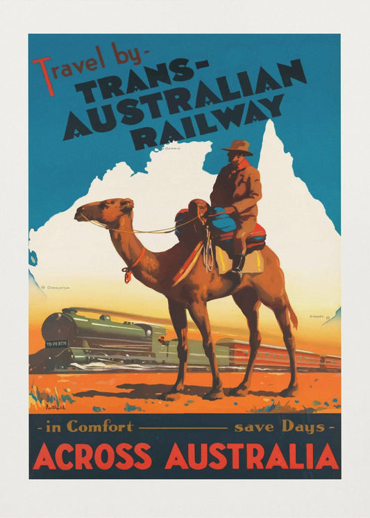 Trans Australian Railway Poster | Canvas