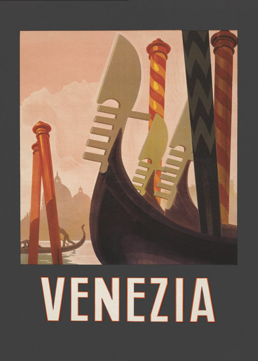 Venezia Poster Mörk | Canvas