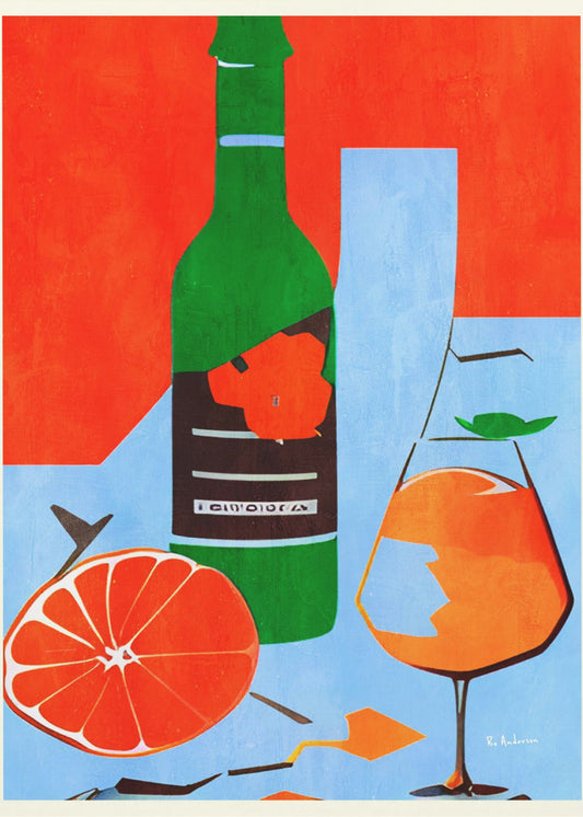 Solig picknick i parken | Poster