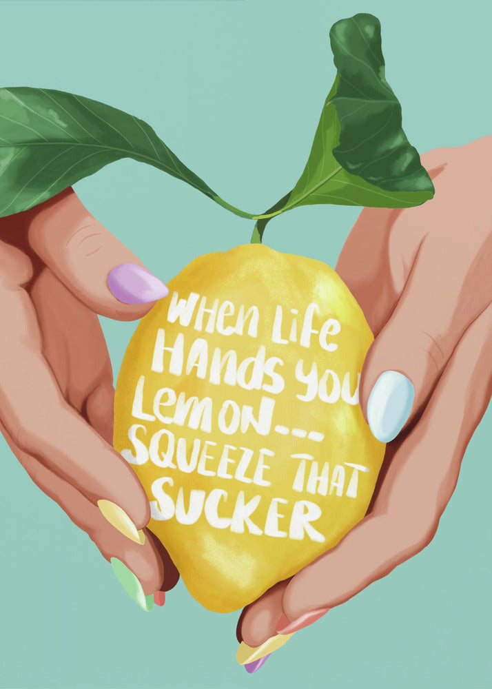 Pressa citronen | Poster