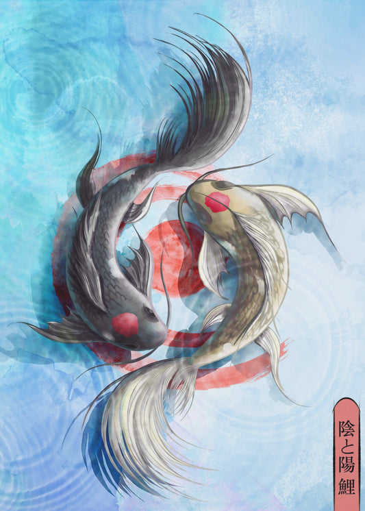 Ljus Koi | Canvas
