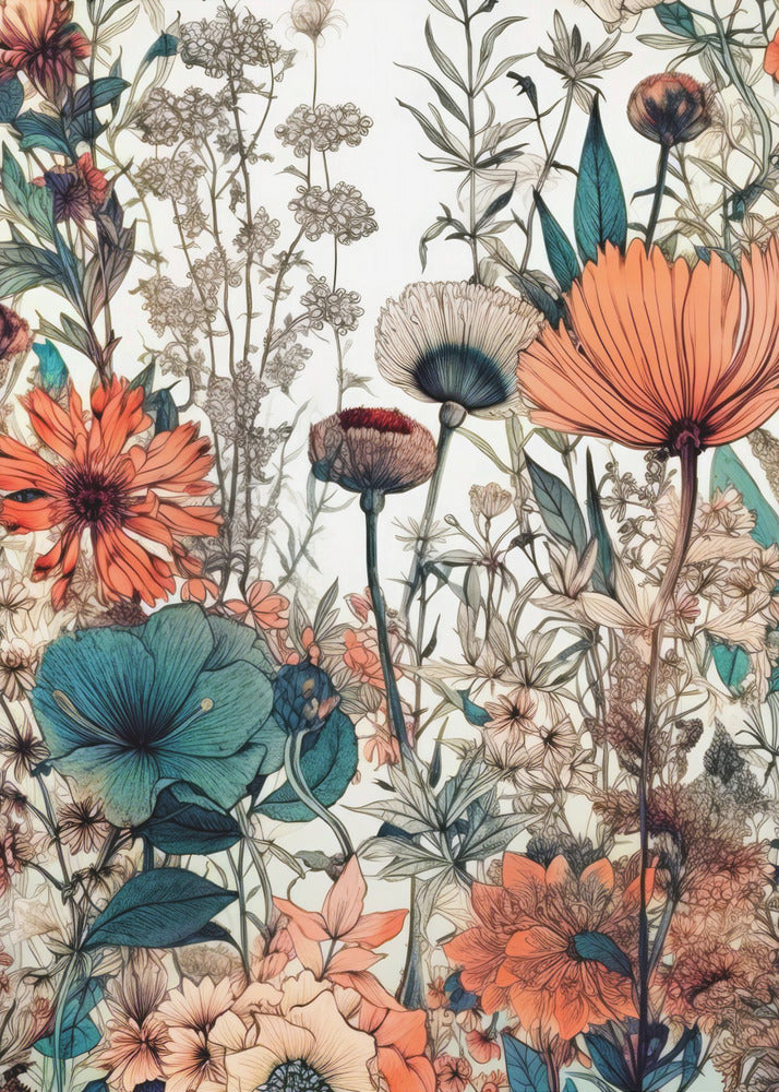 Ängsblommor 9 | Canvastavla