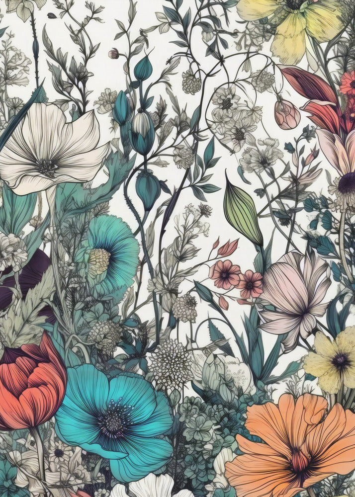 Ängsblommor 12 | Canvastavla