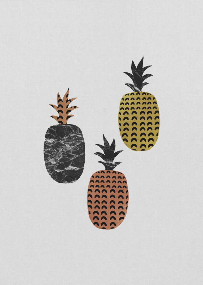 Skandinavisk ananas | Poster