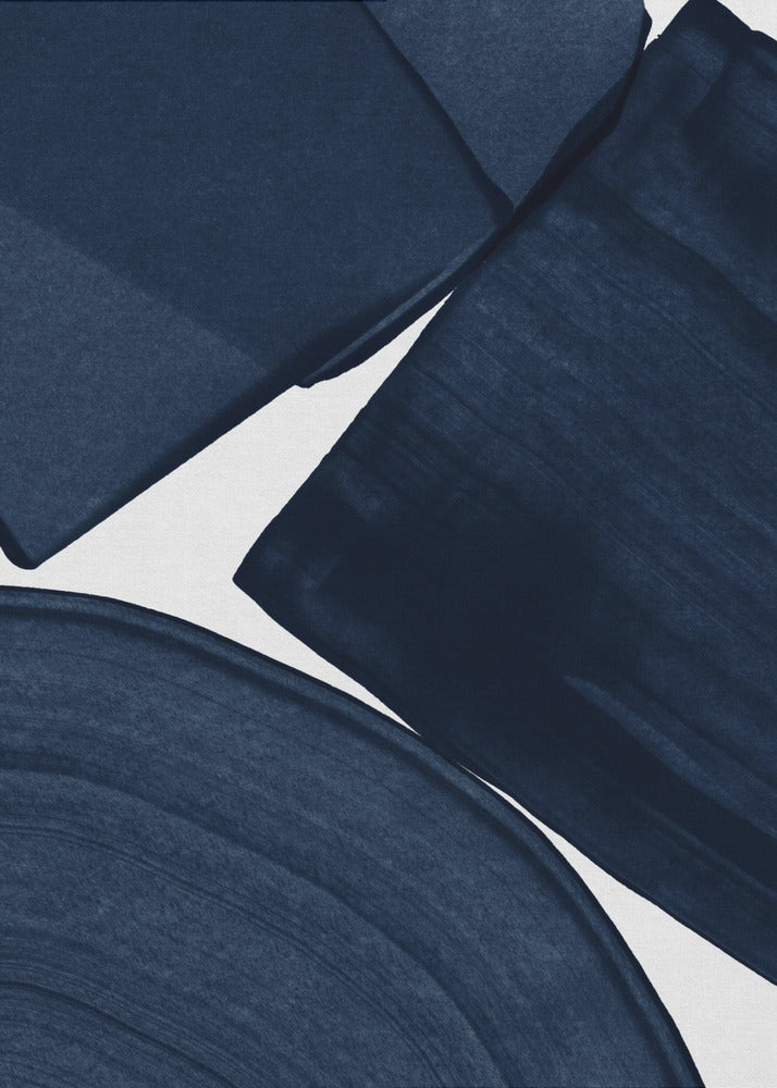 Minimalist Painting Blue II | Canvas