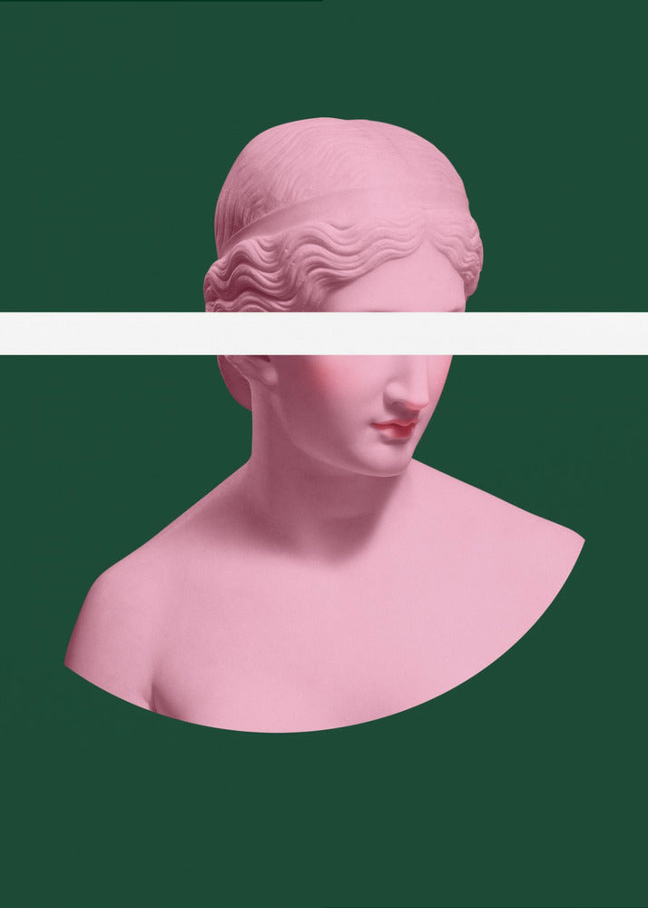 Rosa och grön Artemis | Poster