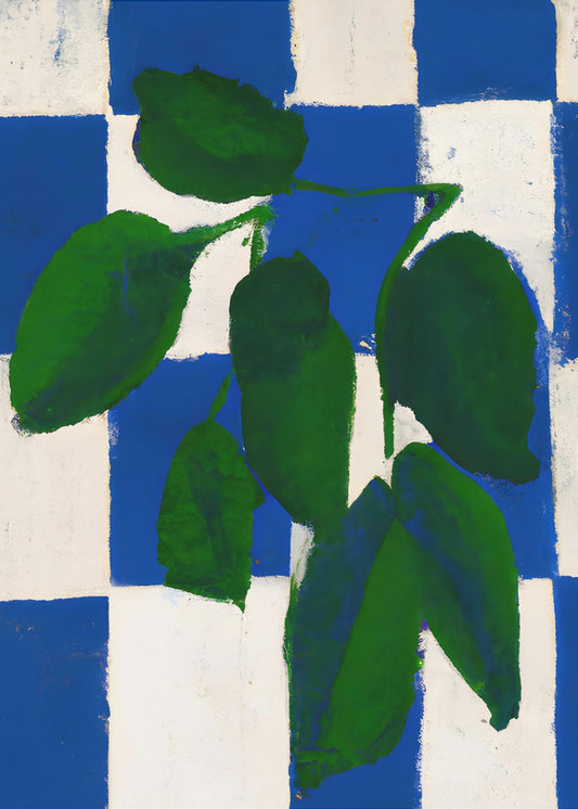 Rutig grönska | Canvas