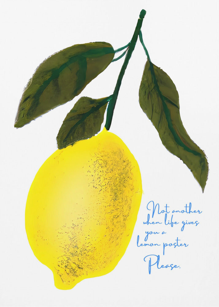 Citron Toppnoter | Poster