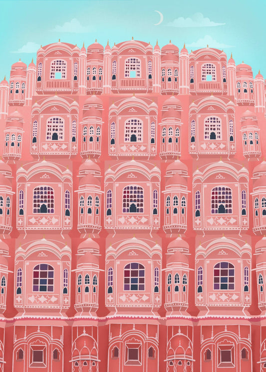 Jaipur, Indien | Canvastavla