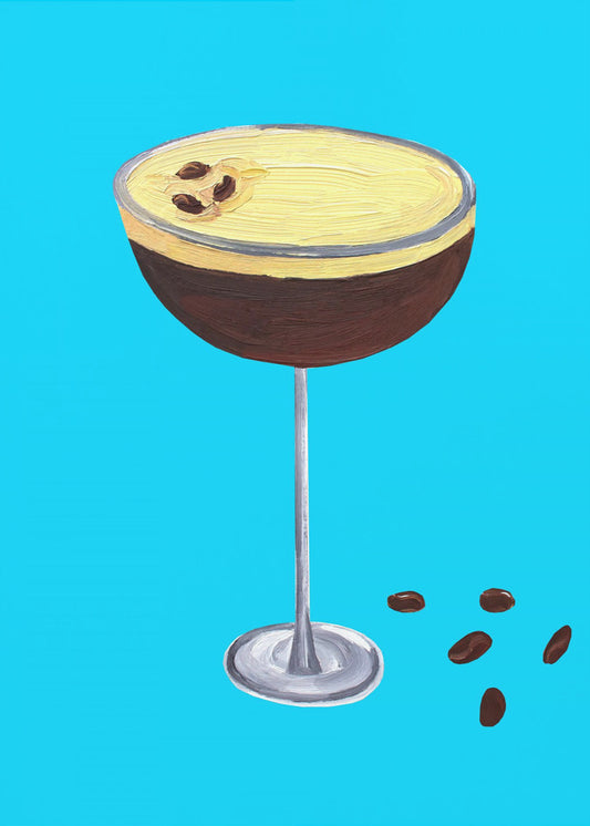 Espresso Martini Himmelsblå | Poster