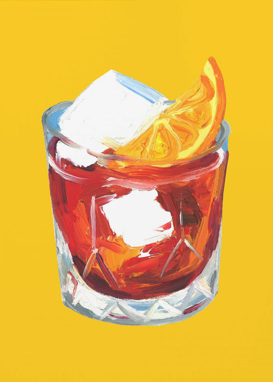 Negroni Sunshine Yellow | Poster
