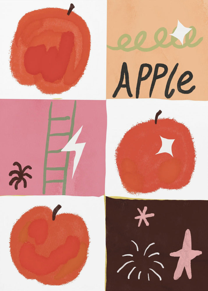 Apfel Poster - Kunstdruck | Poster - Kunstdruck