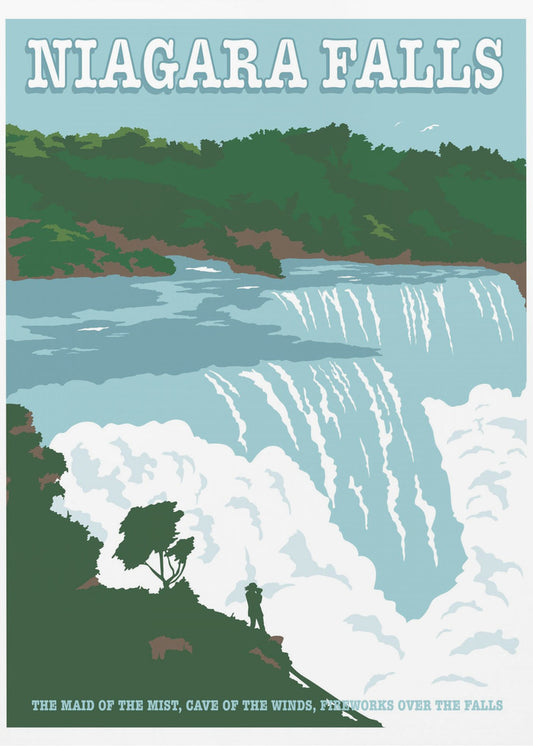 Niagarafallen Resetryck | Canvas