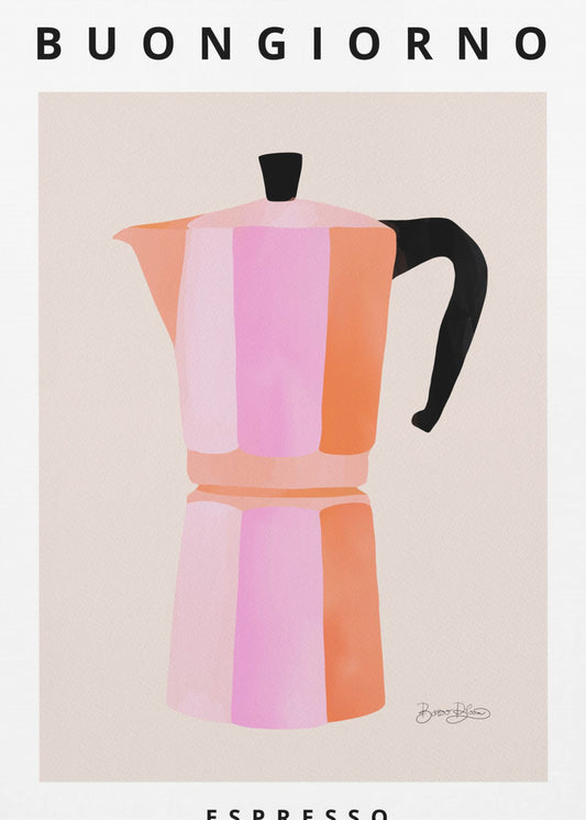 Bonjour Espresso | Tableaux sur Toile