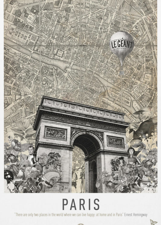 Paris (Stadsresor) | Canvastavla