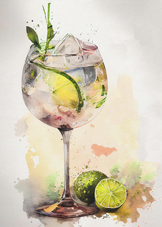 Drycker med cocktail | Poster
