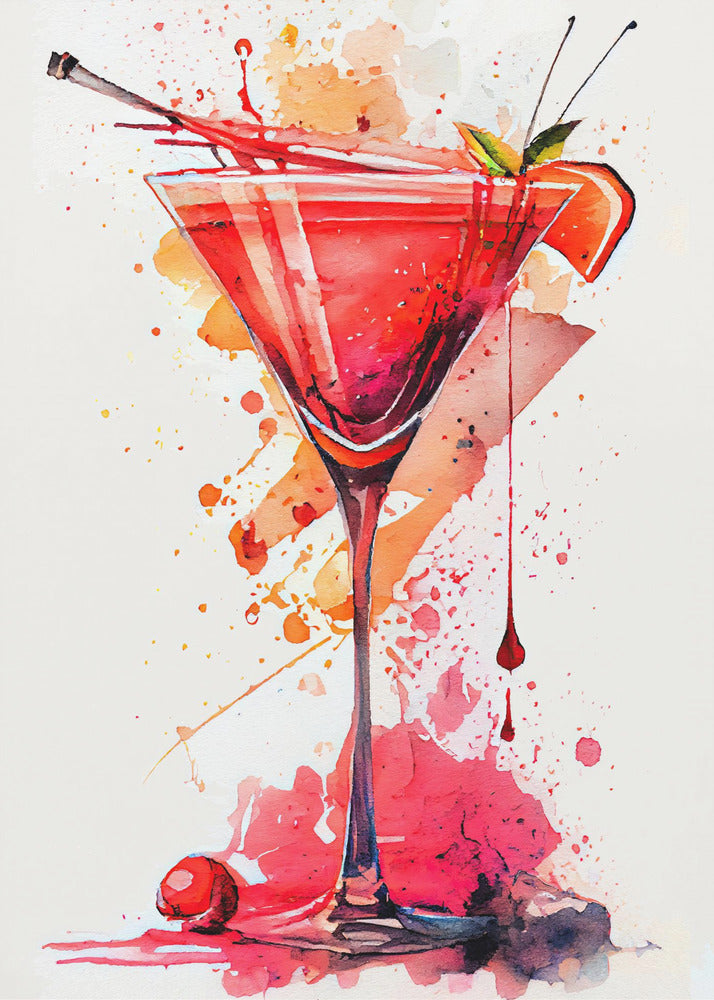 Drycker med cocktail | Poster