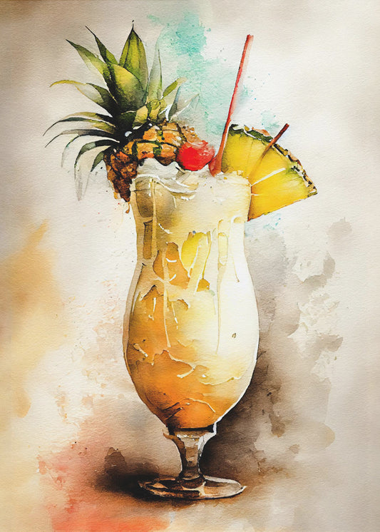 Drycker med cocktail | Poster