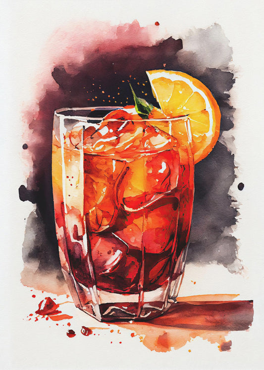 Drycker med cocktail | Poster