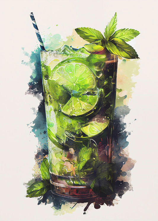 Drycker med cocktail | Poster