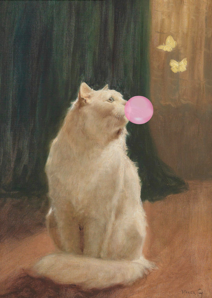 Tuggummi och katt | Poster