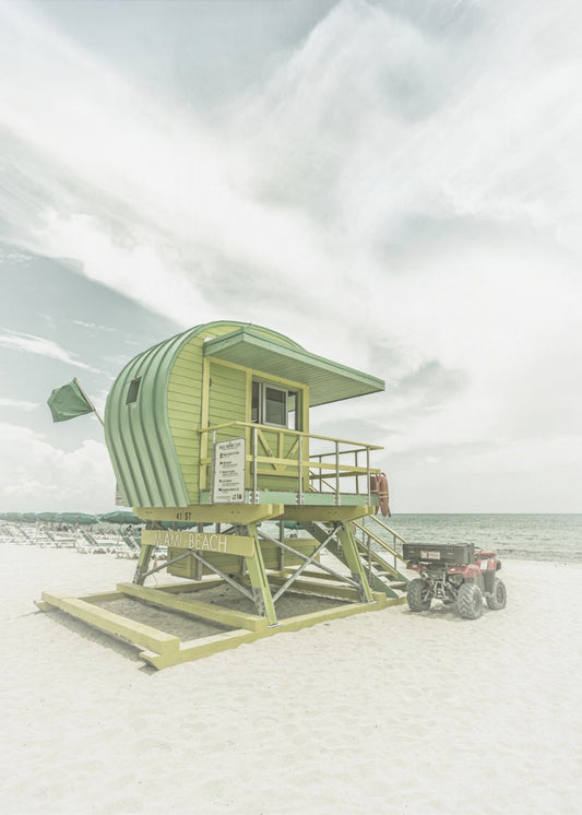 Vintage Florida-känsla på Miami Beach | Canvas