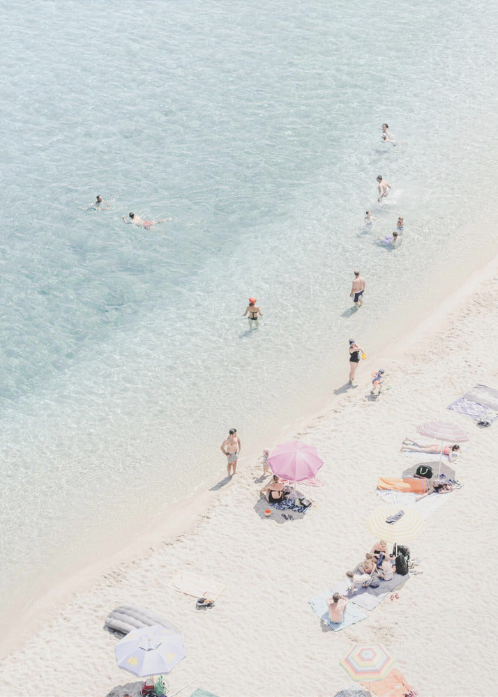 Flygfoto över stranden 2 | Canvastavla