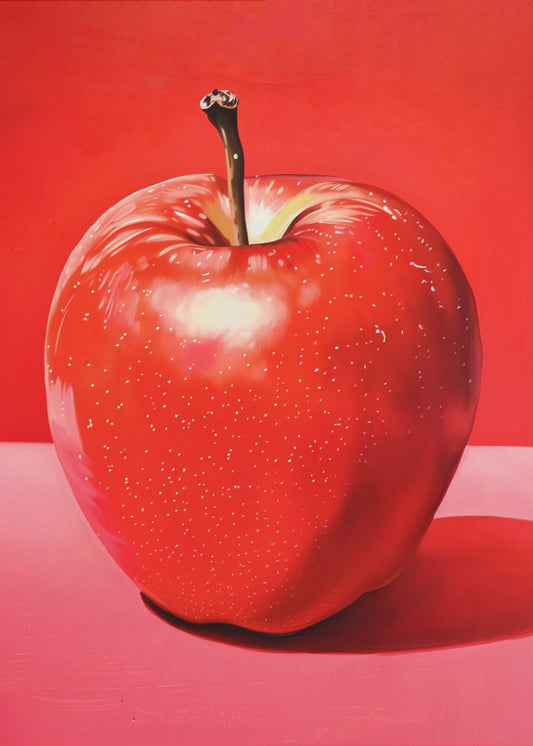 Roter Apfel | Leinwand