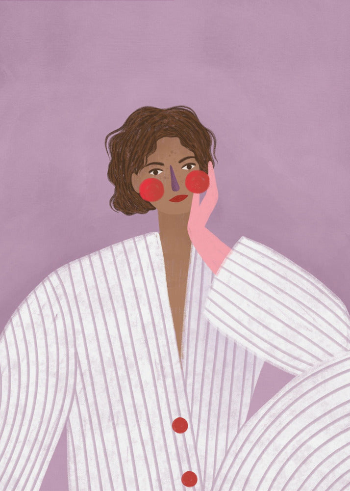 Kvinnan med den rosa handsken | Poster