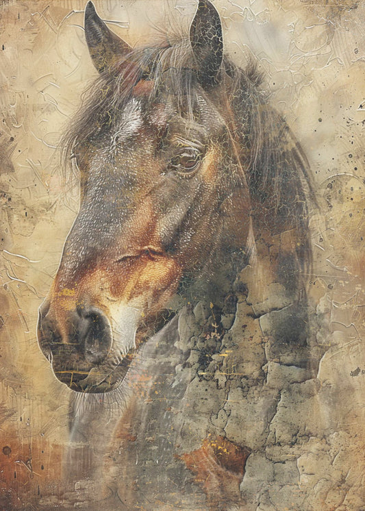 Hästillustration 09 | Canvas