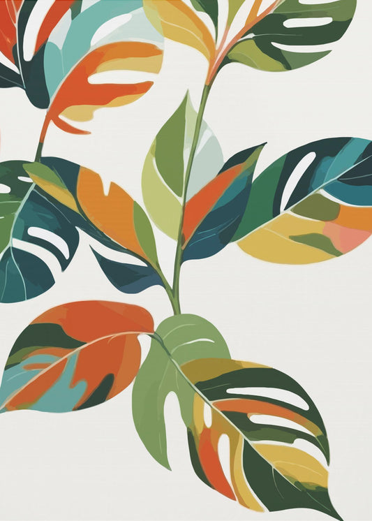 Botanisk hyllning till färg | Poster