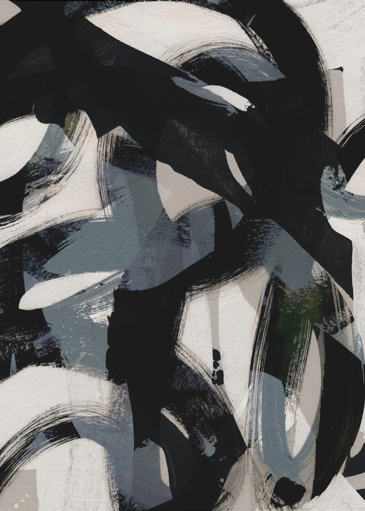 Abstrakta penseldrag 152 | Canvas