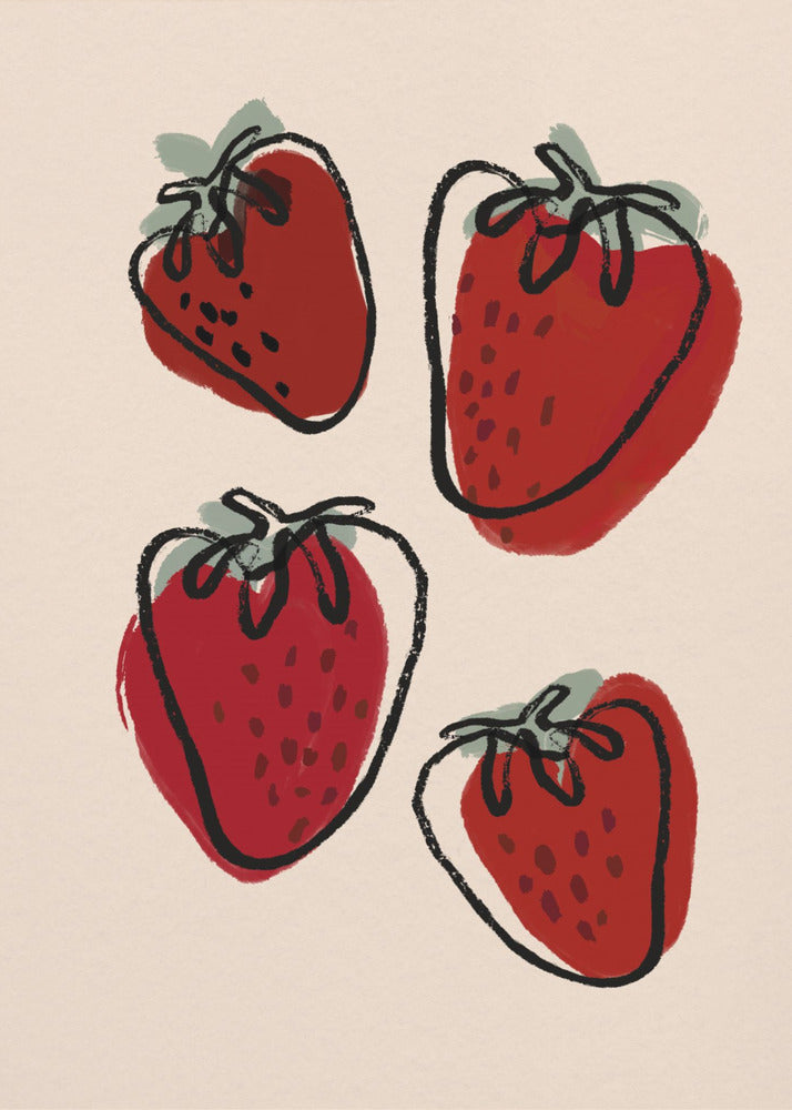 Erdbeeren | Poster - Kunstdruck