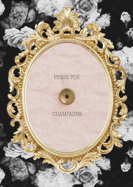 Champagnemörkblommig Ratio2x3 | Poster