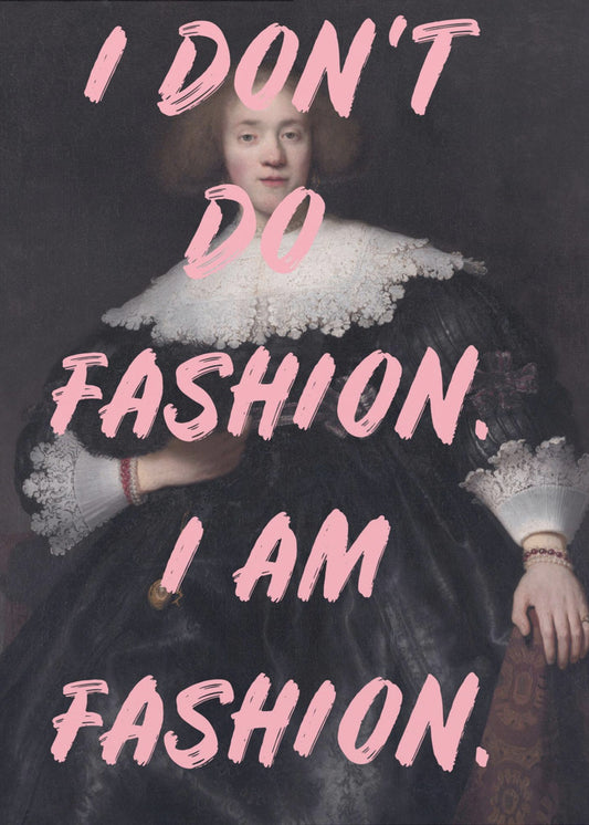 Iamfashionii Ratioiso | Affisch