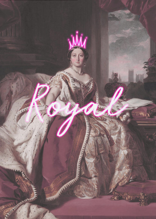 Queenvictorianeontext 2030 | Affisch