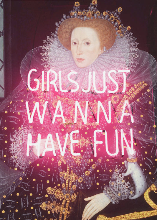 Queenelizabethneon Ratioiso | Affisch