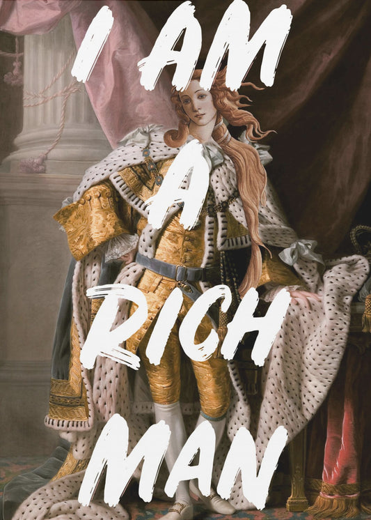 Richmanwhitetext Ratioiso | Affisch